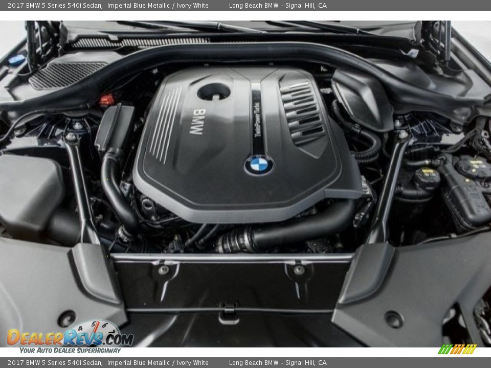 2017 BMW 5 Series 540i Sedan 3.0 Liter DI TwinPower Turbocharged DOHC 24-Valve VVT Inline 6 Cylinder Engine Photo #8