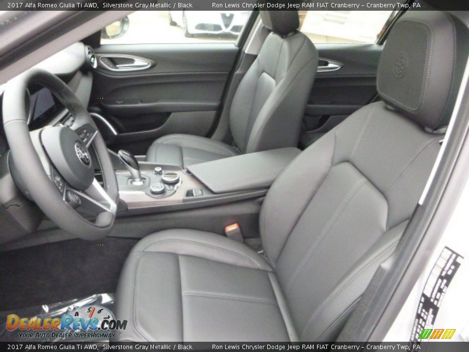2017 Alfa Romeo Giulia Ti AWD Silverstone Gray Metallic / Black Photo #20