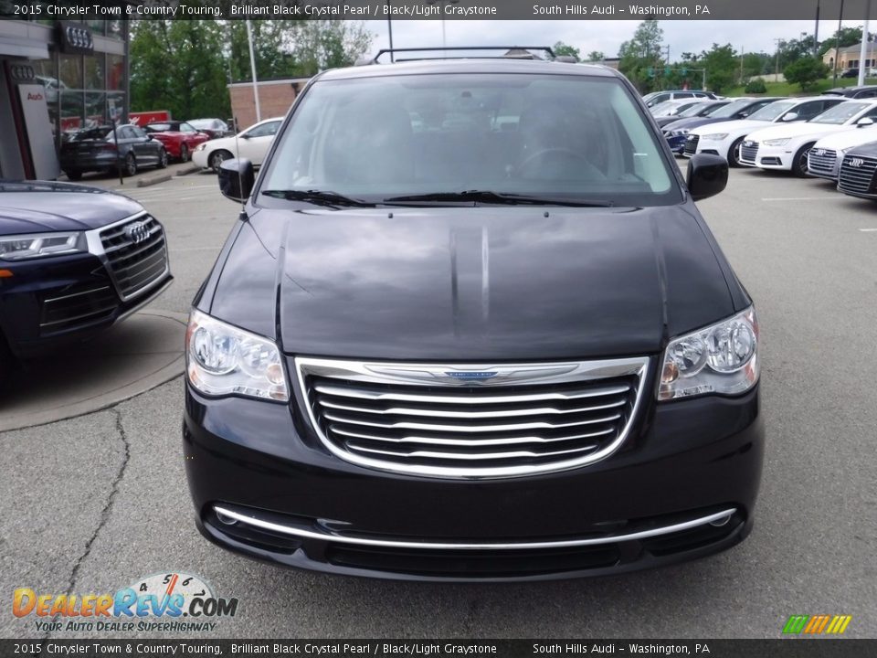 2015 Chrysler Town & Country Touring Brilliant Black Crystal Pearl / Black/Light Graystone Photo #6