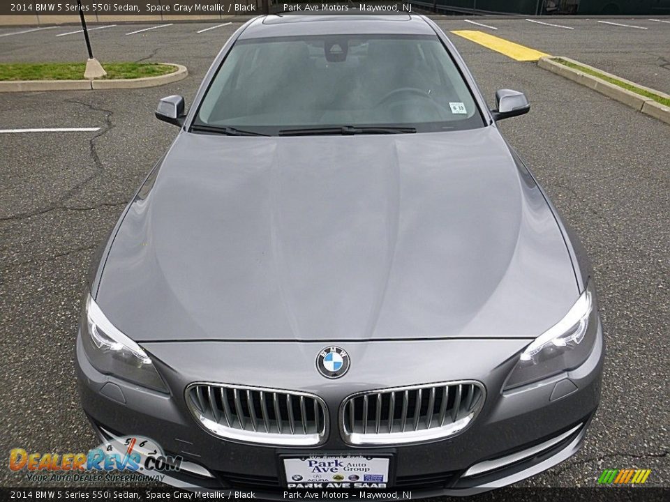 2014 BMW 5 Series 550i Sedan Space Gray Metallic / Black Photo #8