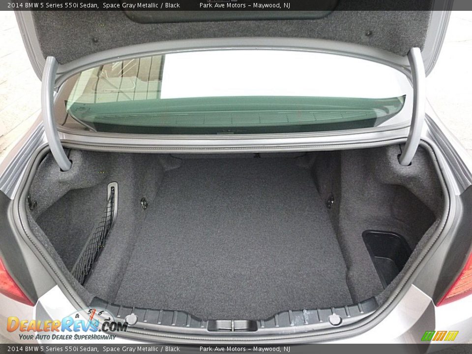 2014 BMW 5 Series 550i Sedan Space Gray Metallic / Black Photo #29