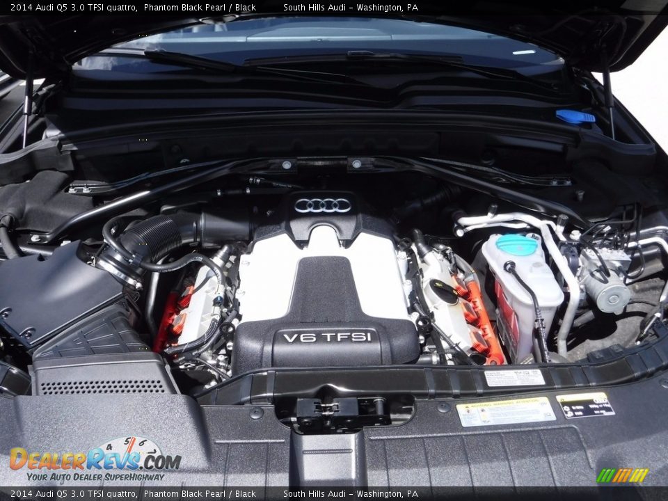 2014 Audi Q5 3.0 TFSI quattro Phantom Black Pearl / Black Photo #17
