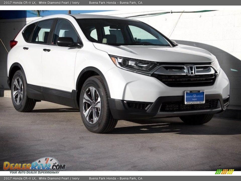 2017 Honda CR-V LX White Diamond Pearl / Ivory Photo #1
