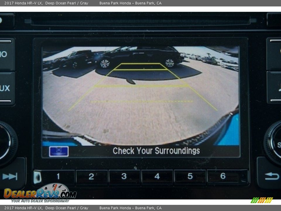 2017 Honda HR-V LX Deep Ocean Pearl / Gray Photo #5