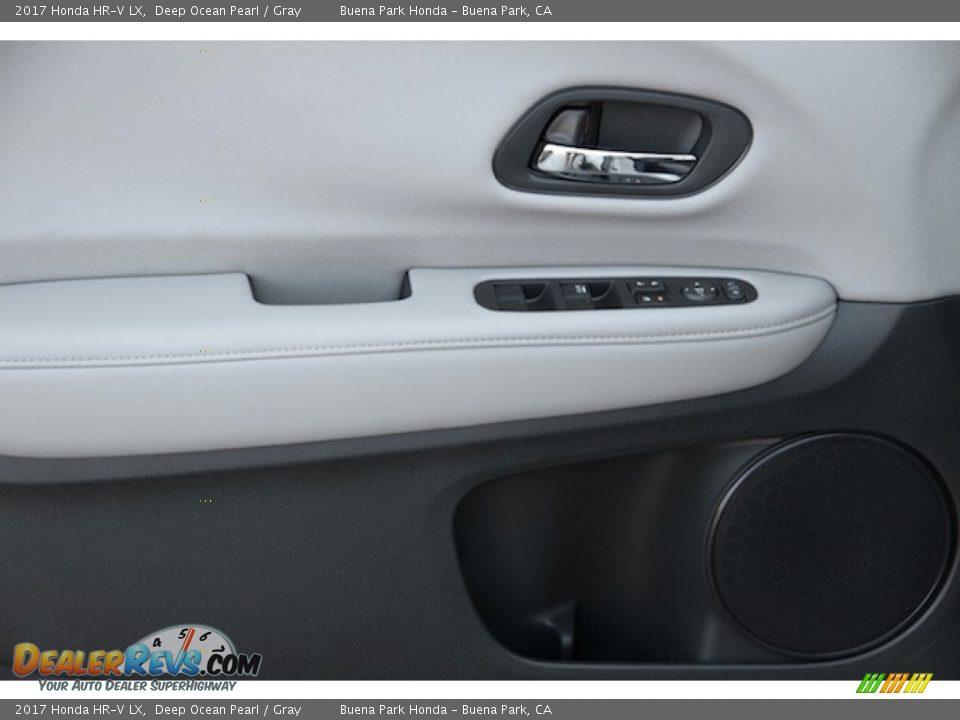 2017 Honda HR-V LX Deep Ocean Pearl / Gray Photo #6