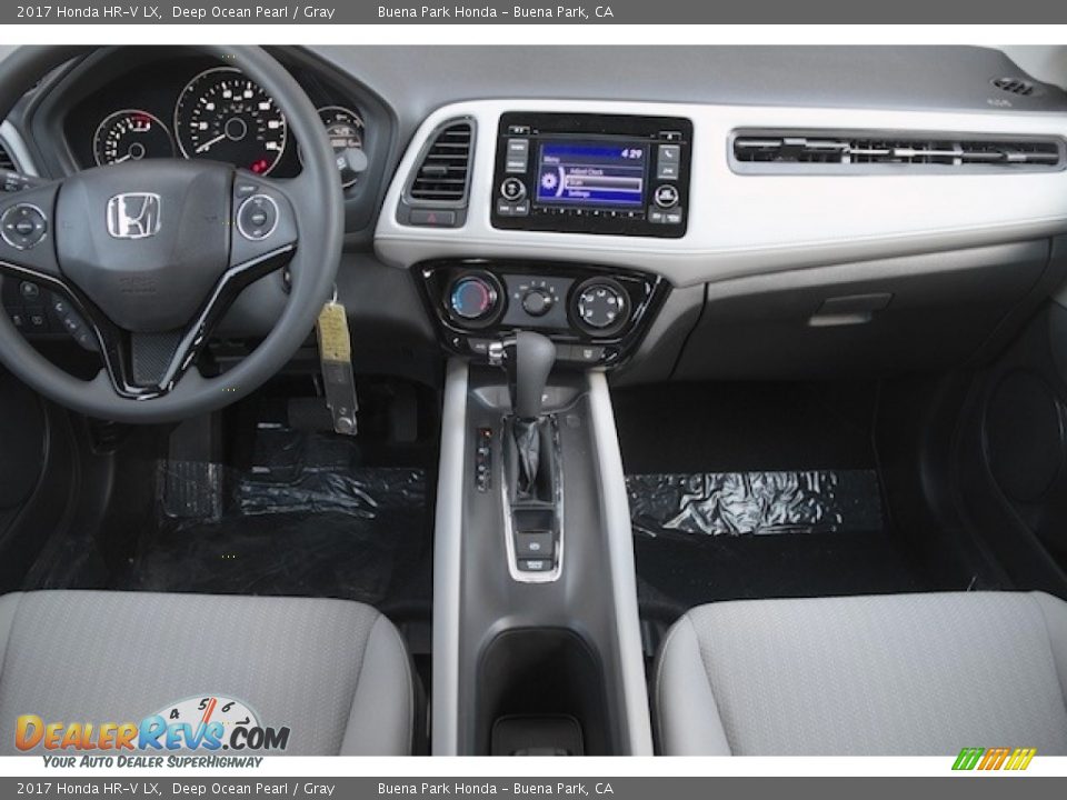 2017 Honda HR-V LX Deep Ocean Pearl / Gray Photo #11