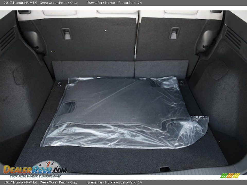 2017 Honda HR-V LX Deep Ocean Pearl / Gray Photo #13