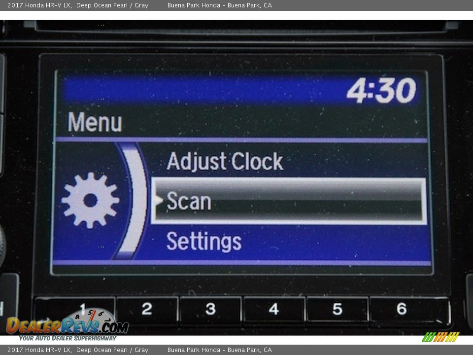 2017 Honda HR-V LX Deep Ocean Pearl / Gray Photo #14