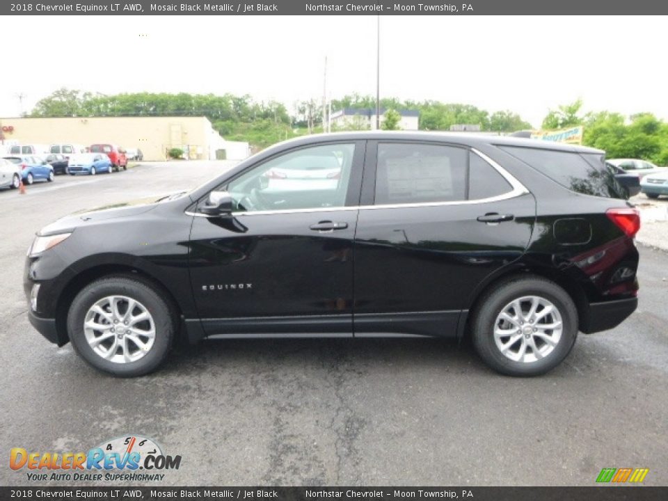 2018 Chevrolet Equinox LT AWD Mosaic Black Metallic / Jet Black Photo #2