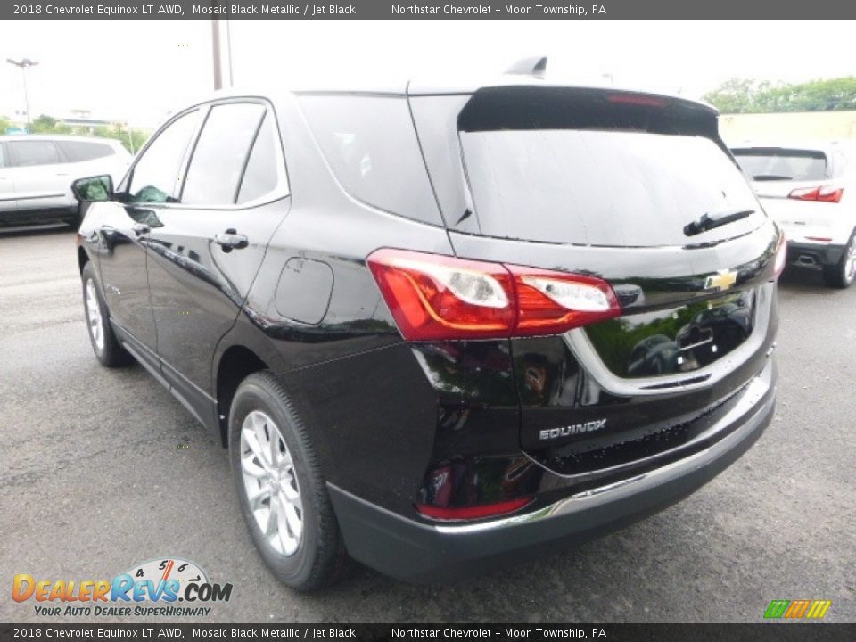 2018 Chevrolet Equinox LT AWD Mosaic Black Metallic / Jet Black Photo #3