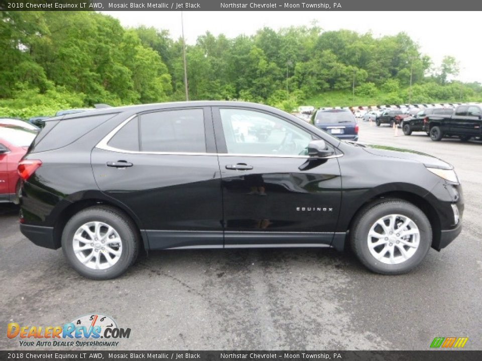 2018 Chevrolet Equinox LT AWD Mosaic Black Metallic / Jet Black Photo #6