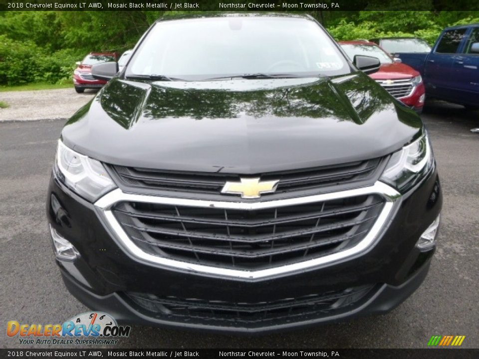 2018 Chevrolet Equinox LT AWD Mosaic Black Metallic / Jet Black Photo #8