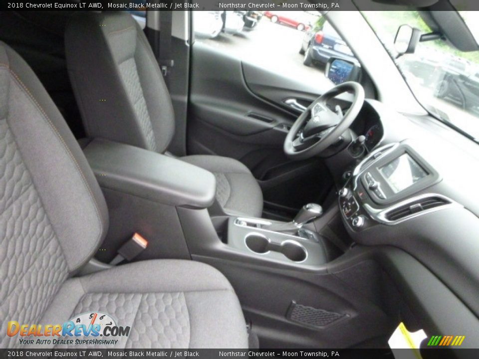 2018 Chevrolet Equinox LT AWD Mosaic Black Metallic / Jet Black Photo #10