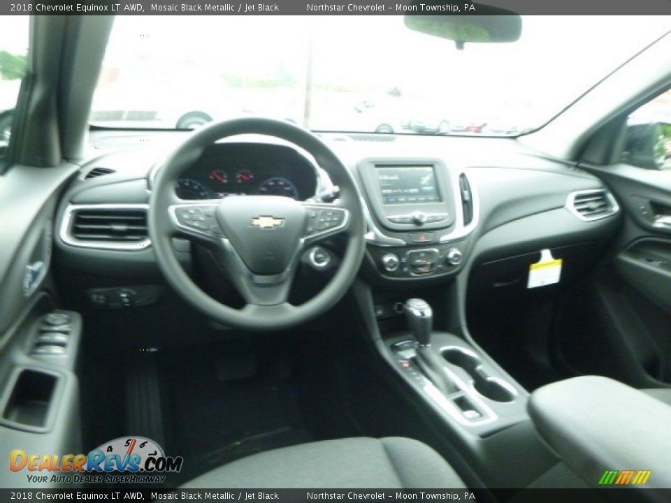 2018 Chevrolet Equinox LT AWD Mosaic Black Metallic / Jet Black Photo #13