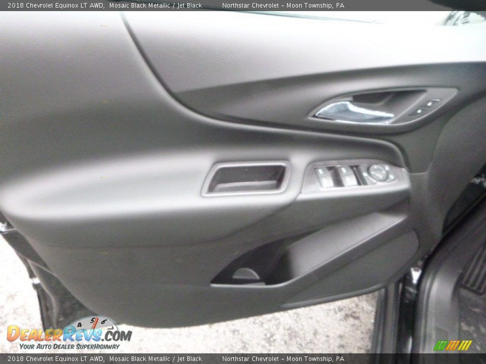 2018 Chevrolet Equinox LT AWD Mosaic Black Metallic / Jet Black Photo #14