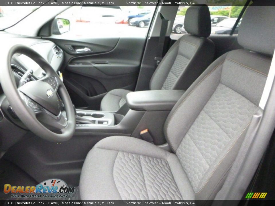 2018 Chevrolet Equinox LT AWD Mosaic Black Metallic / Jet Black Photo #15