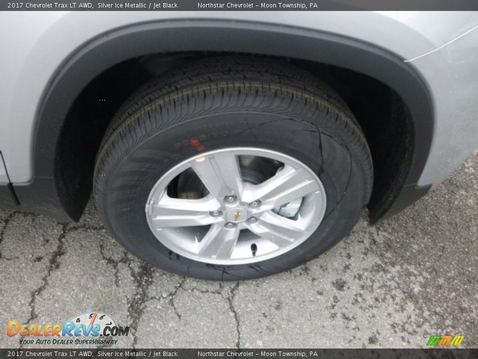 2017 Chevrolet Trax LT AWD Silver Ice Metallic / Jet Black Photo #9