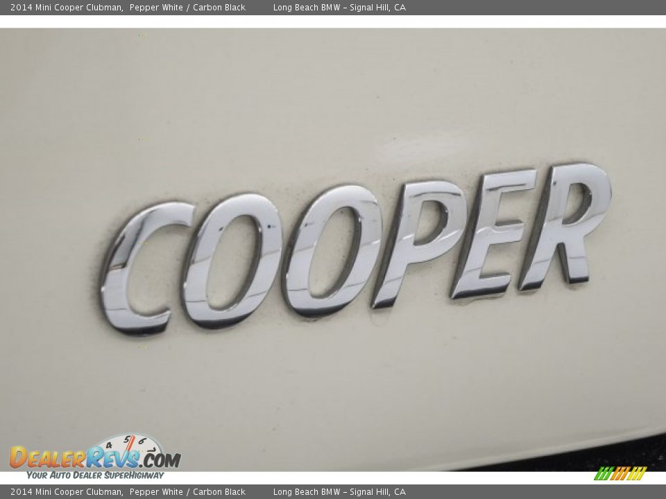 2014 Mini Cooper Clubman Pepper White / Carbon Black Photo #7