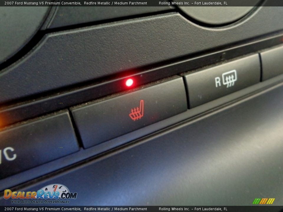 2007 Ford Mustang V6 Premium Convertible Redfire Metallic / Medium Parchment Photo #2