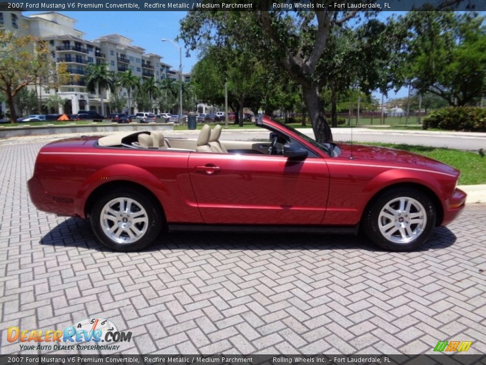 Redfire Metallic 2007 Ford Mustang V6 Premium Convertible Photo #17