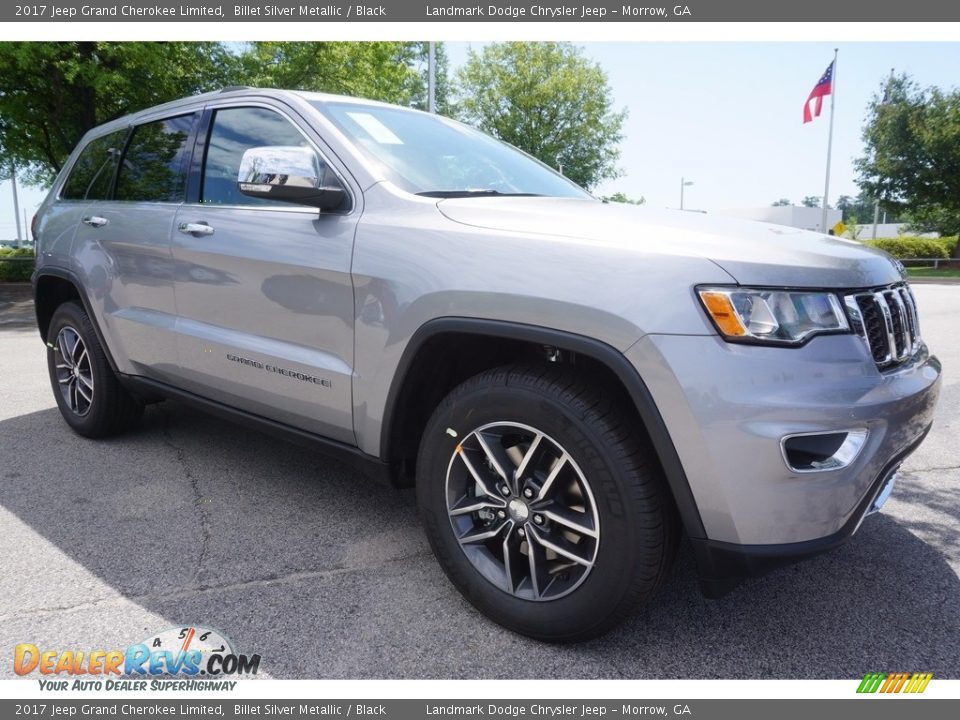 2017 Jeep Grand Cherokee Limited Billet Silver Metallic / Black Photo #4