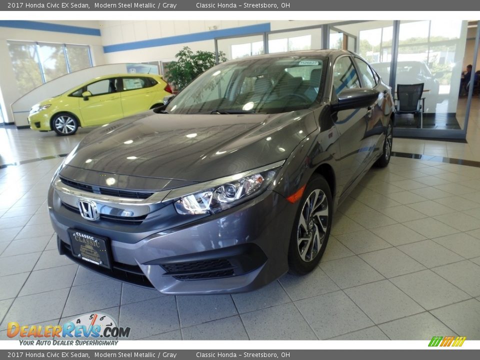 2017 Honda Civic EX Sedan Modern Steel Metallic / Gray Photo #1