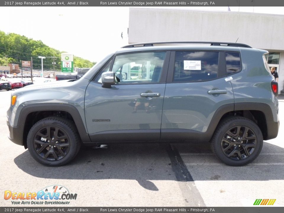 2017 Jeep Renegade Latitude 4x4 Anvil / Black Photo #2