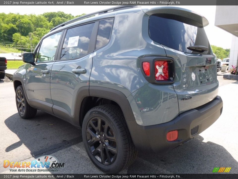 2017 Jeep Renegade Latitude 4x4 Anvil / Black Photo #3