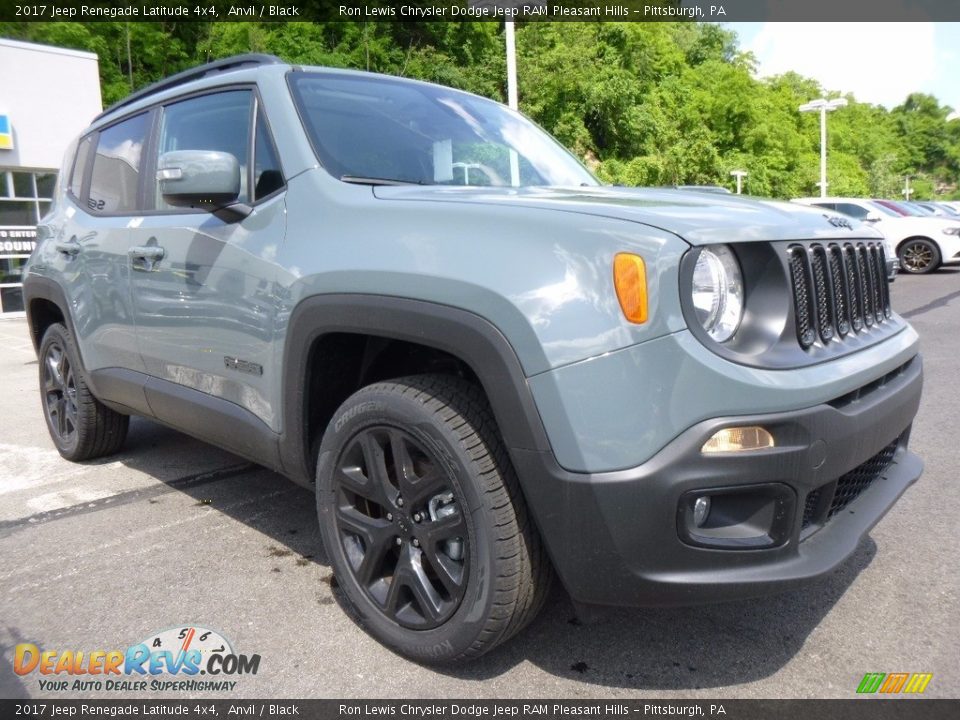 2017 Jeep Renegade Latitude 4x4 Anvil / Black Photo #8
