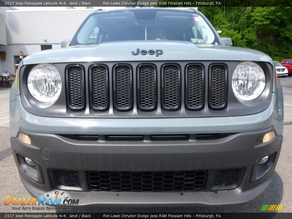 2017 Jeep Renegade Latitude 4x4 Anvil / Black Photo #9