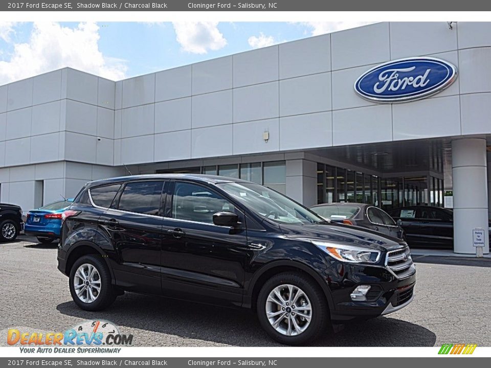 2017 Ford Escape SE Shadow Black / Charcoal Black Photo #1