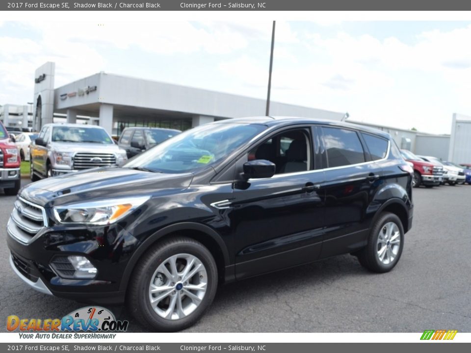 2017 Ford Escape SE Shadow Black / Charcoal Black Photo #3