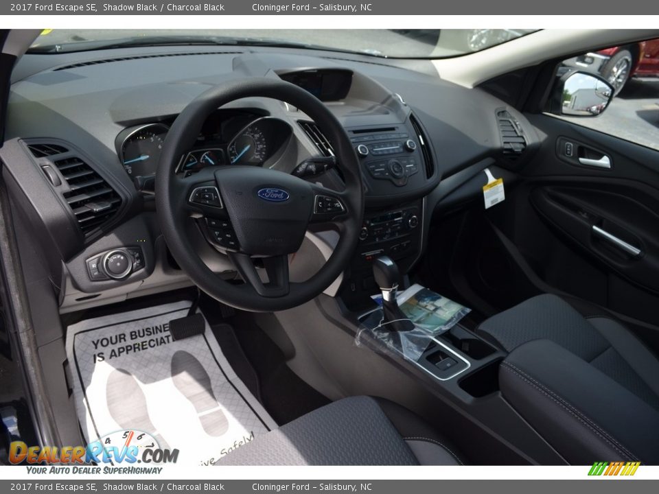 2017 Ford Escape SE Shadow Black / Charcoal Black Photo #7