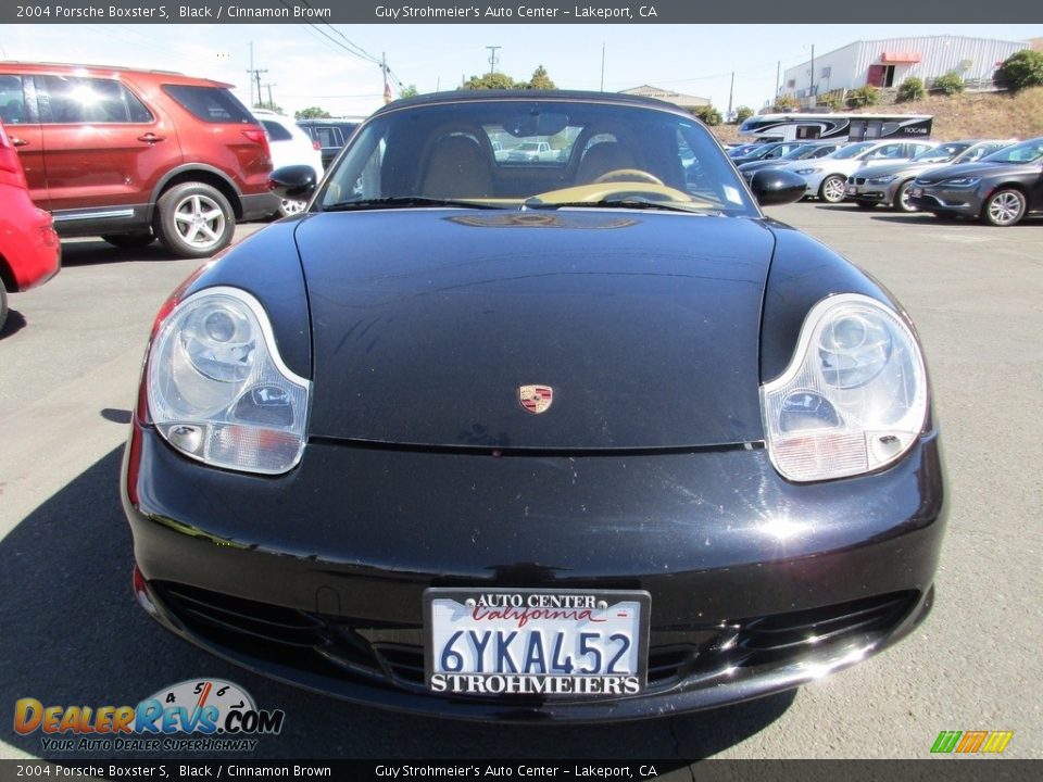 2004 Porsche Boxster S Black / Cinnamon Brown Photo #2