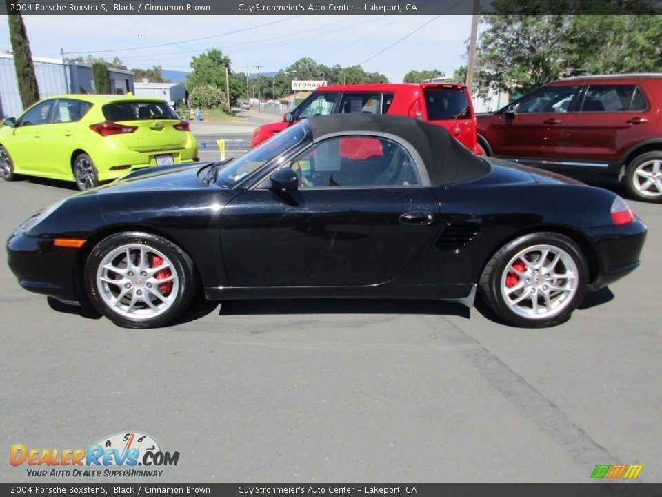 2004 Porsche Boxster S Black / Cinnamon Brown Photo #4