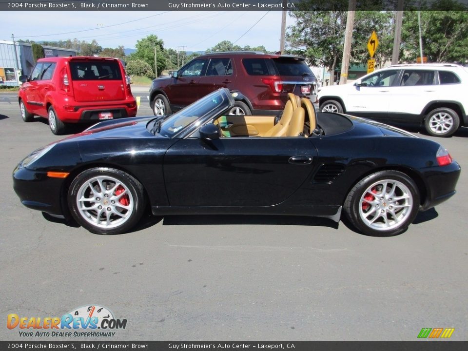 2004 Porsche Boxster S Black / Cinnamon Brown Photo #5