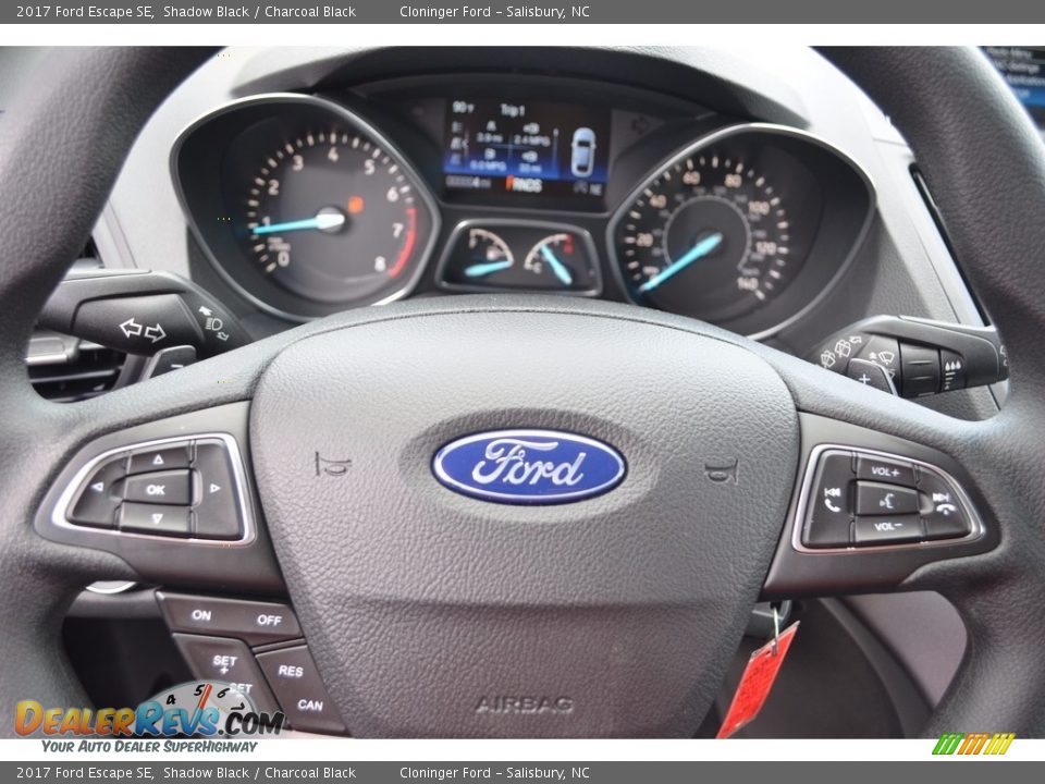 2017 Ford Escape SE Shadow Black / Charcoal Black Photo #15