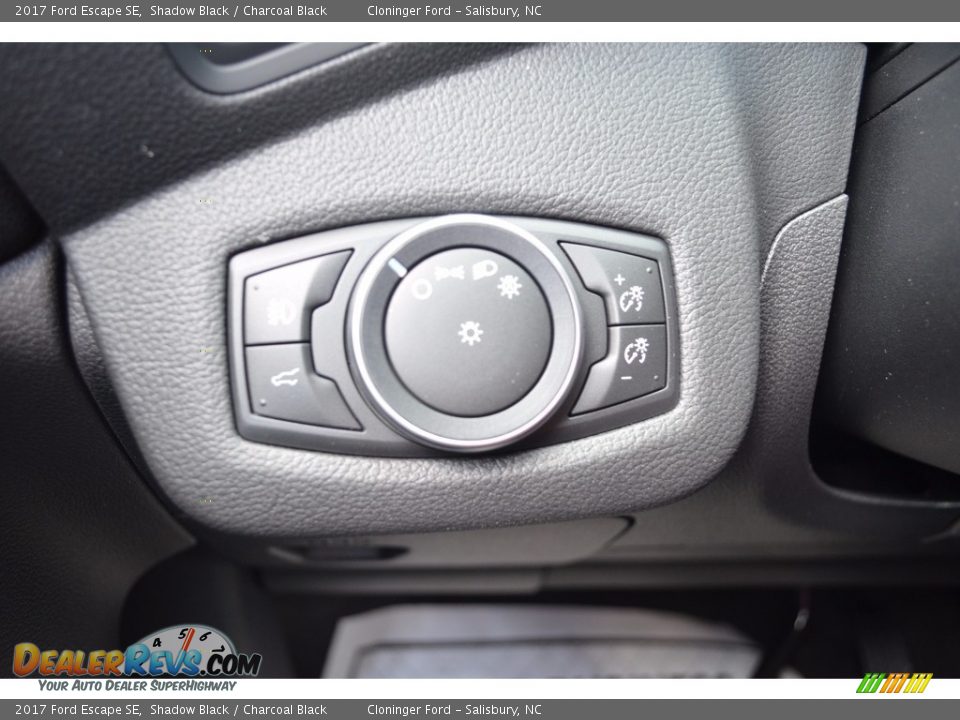 2017 Ford Escape SE Shadow Black / Charcoal Black Photo #16