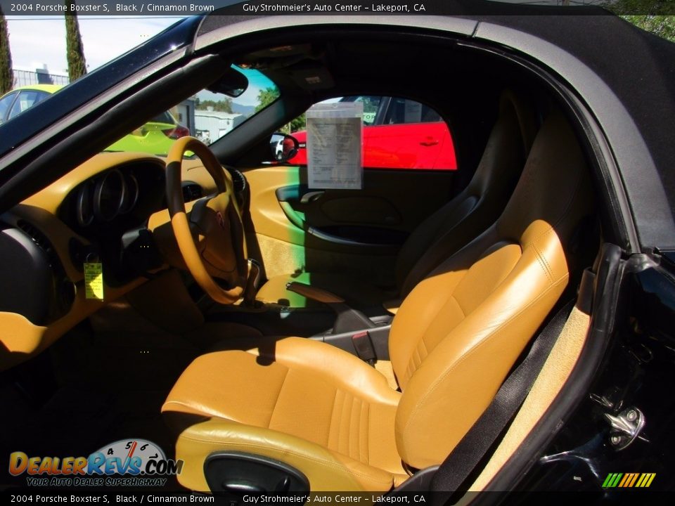 2004 Porsche Boxster S Black / Cinnamon Brown Photo #9