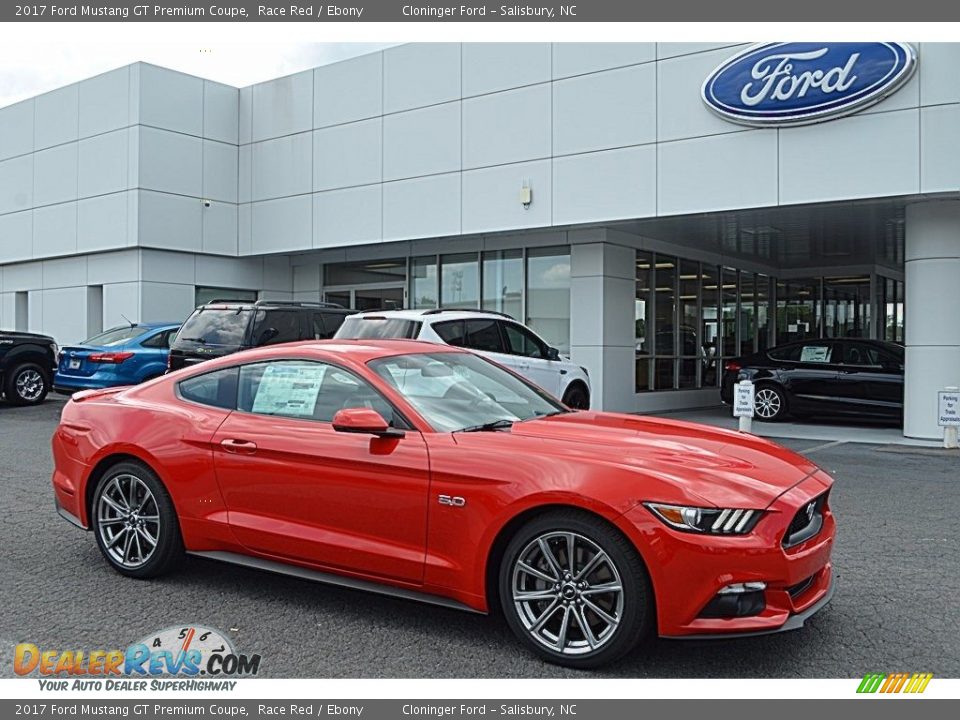 2017 Ford Mustang GT Premium Coupe Race Red / Ebony Photo #1