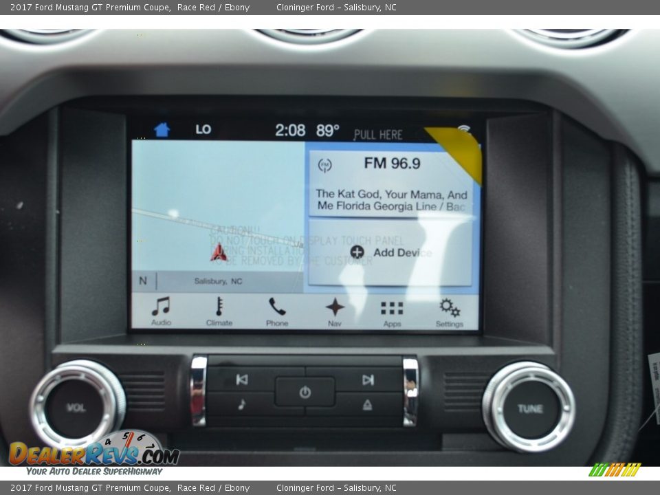 2017 Ford Mustang GT Premium Coupe Race Red / Ebony Photo #9
