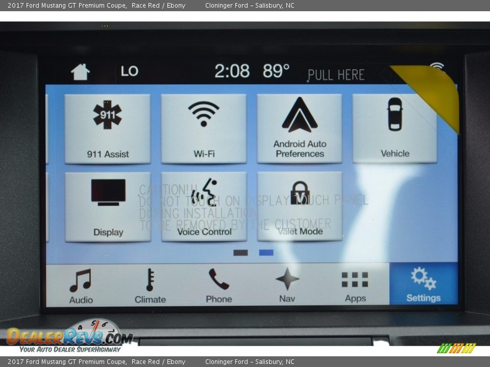 2017 Ford Mustang GT Premium Coupe Race Red / Ebony Photo #11