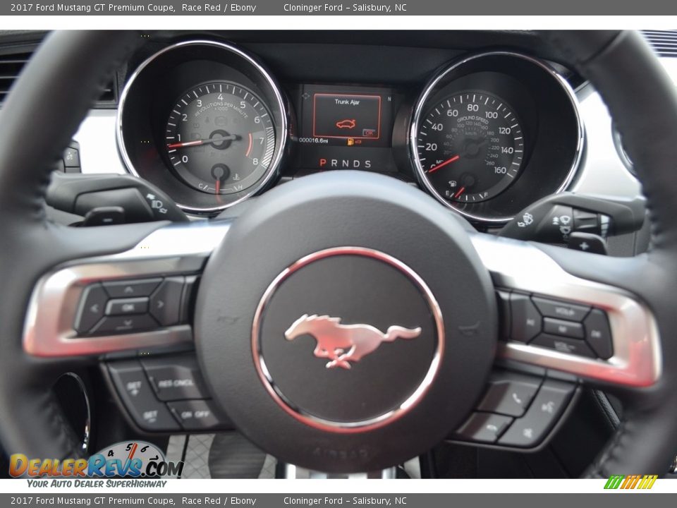 2017 Ford Mustang GT Premium Coupe Race Red / Ebony Photo #16