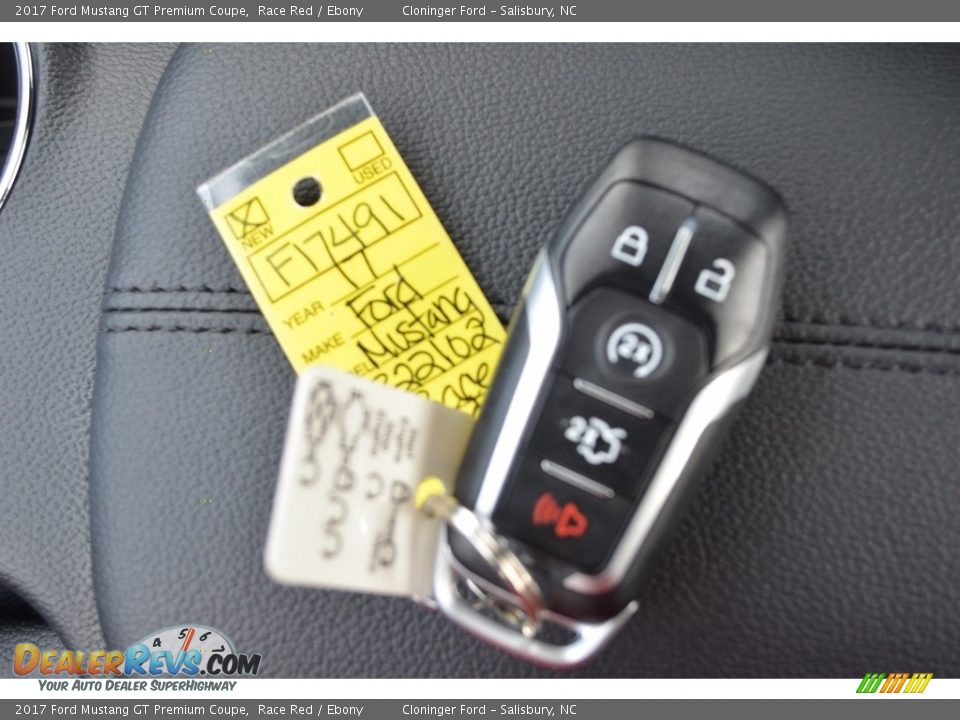 2017 Ford Mustang GT Premium Coupe Race Red / Ebony Photo #18