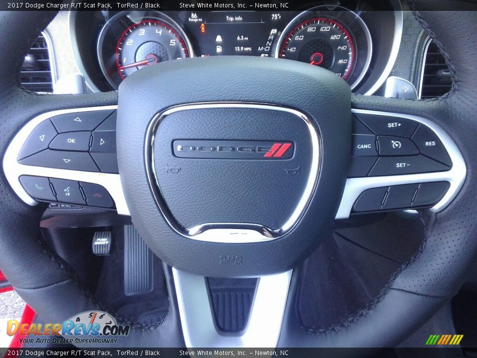 2017 Dodge Charger R/T Scat Pack TorRed / Black Photo #16