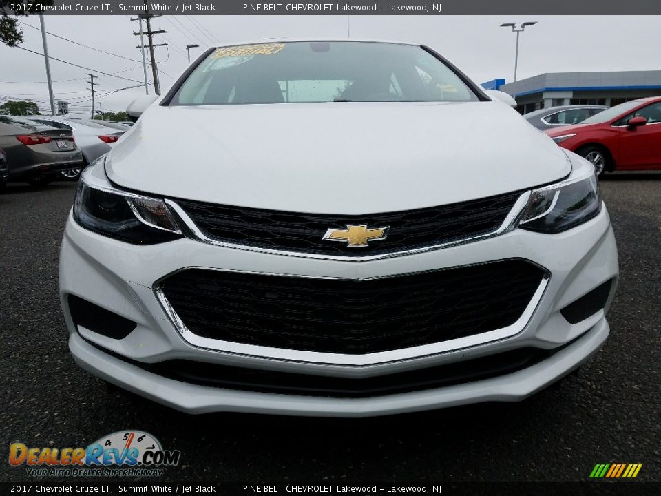 2017 Chevrolet Cruze LT Summit White / Jet Black Photo #2