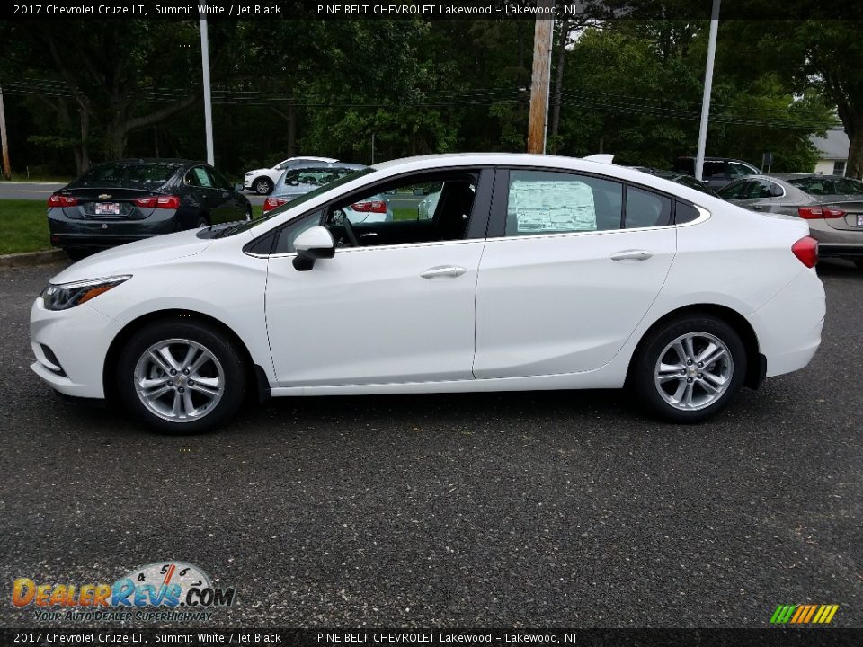 2017 Chevrolet Cruze LT Summit White / Jet Black Photo #3