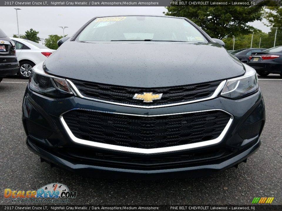 2017 Chevrolet Cruze LT Nightfall Gray Metallic / Dark Atmosphere/Medium Atmosphere Photo #2