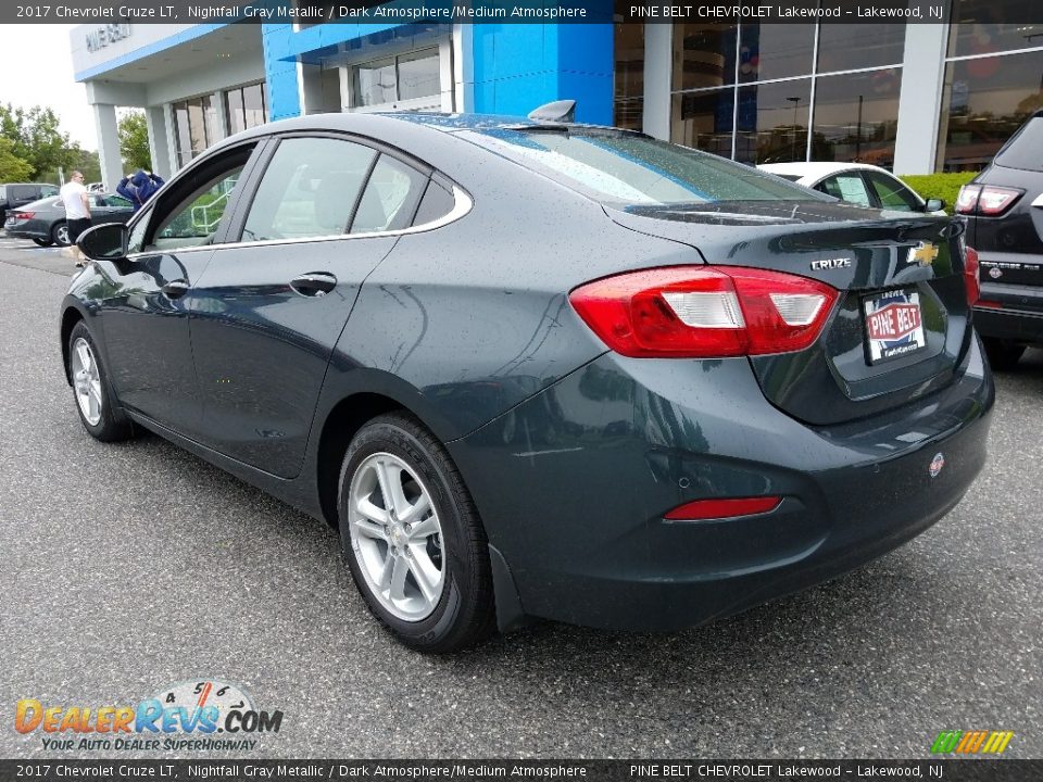 2017 Chevrolet Cruze LT Nightfall Gray Metallic / Dark Atmosphere/Medium Atmosphere Photo #4