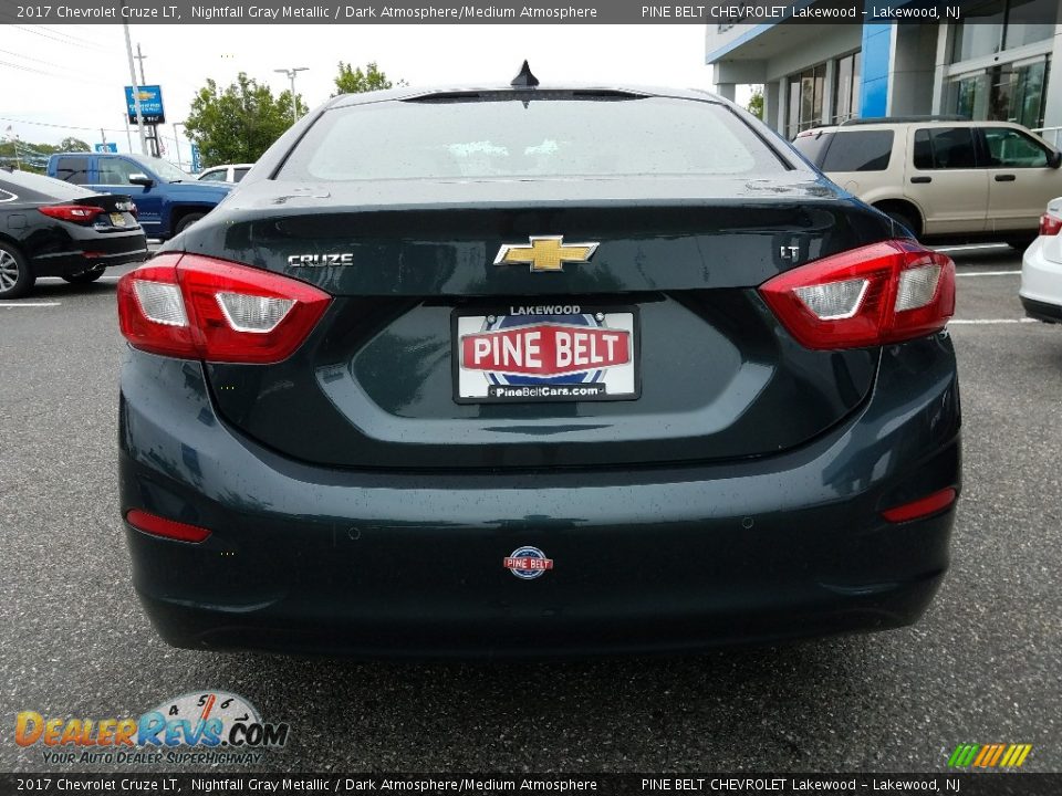 2017 Chevrolet Cruze LT Nightfall Gray Metallic / Dark Atmosphere/Medium Atmosphere Photo #5